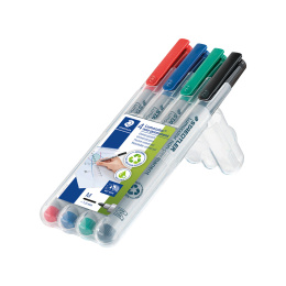 4er-Pack Lumocolor Non-permanent Medium in der Gruppe Stifte / Etikettierung und Büro / Markierstifte bei Pen Store (110756)