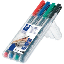 4er-Pack Lumocolor Permanent Fine in der Gruppe Stifte / Etikettierung und Büro / Markierstifte bei Pen Store (110757)