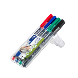 4er-Pack Lumocolor Permanent Medium in der Gruppe Stifte / Etikettierung und Büro / Markierstifte bei Pen Store (110758)