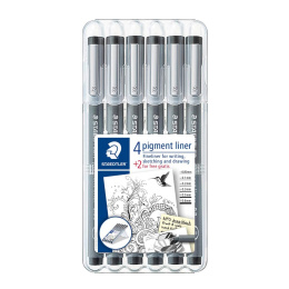 Pigment Liner 6er-Set in der Gruppe Stifte / Schreiben / Fineliner bei Pen Store (110850)