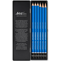 Mars Lumograph 100 6er-Set in der Gruppe Künstlerbedarf / Buntstifte und Bleistifte / Grafit- und Bleistifte bei Pen Store (110878)