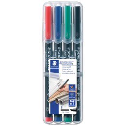 4er-Pack Lumocolor Permanent Broad in der Gruppe Stifte / Etikettierung und Büro / Markierstifte bei Pen Store (110982)