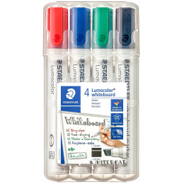 4er-Pack Lumocolor Whiteboard Chisel in der Gruppe Stifte / Etikettierung und Büro / Markierstifte bei Pen Store (110993)