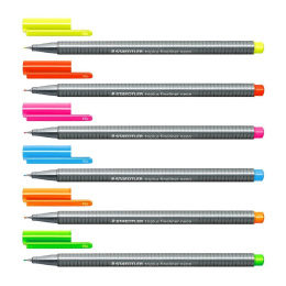 Triplus Fineliner, Neon, 6er-Pack in der Gruppe Stifte / Künstlerstifte / Filzstifte bei Pen Store (110999)
