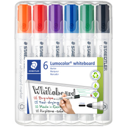 Lumocolor Whiteboard marker 6-pack 2 mm in der Gruppe Stifte / Etikettierung und Büro / Whiteboard Marker bei Pen Store (111000)
