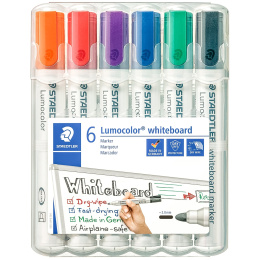 6er-Pack Lumocolor Whiteboard Round in der Gruppe Stifte / Etikettierung und Büro / Whiteboard Marker bei Pen Store (111000)