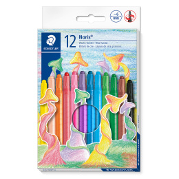 Noris Club Wax Twister 12er-Set (ab 3 Jahren) in der Gruppe Kids / Stifte für Kinder / Kreidestiften für Kinder bei Pen Store (111008)