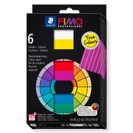FIMO Professional 6er-Set True Colours in der Gruppe Basteln & Hobby / Basteln / Modellieren bei Pen Store (111033)
