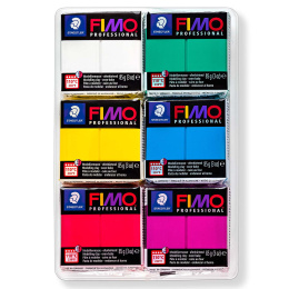 FIMO Professional 6er-Set True Colours in der Gruppe Basteln & Hobby / Basteln / Modellieren bei Pen Store (111033)