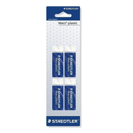 Radiergummi Mars Plastic 4er-Pack in der Gruppe Stifte / Schreibwaren / Radiergummis bei Pen Store (111067)