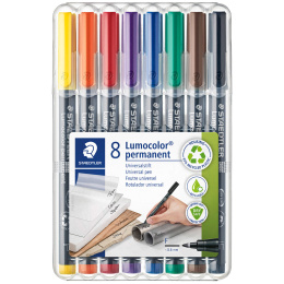 8er-Pack Lumocolor Permanent Fine in der Gruppe Stifte / Etikettierung und Büro / Markierstifte bei Pen Store (111073)