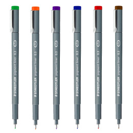 Pigment Liner Color 0.3mm Blue in der Gruppe Stifte / Schreiben / Fineliner bei Pen Store (111209)