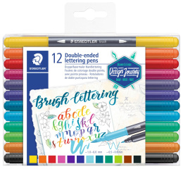 Brush Letter Duo 12er-Pack in der Gruppe Stifte / Künstlerstifte / Pinselstifte bei Pen Store (111229)