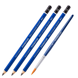 Mars Lumograph Aqua 5er-Pack in der Gruppe Stifte / Künstlerstifte / Aquarellstifte bei Pen Store (111230)