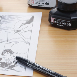 Cartoonist Sumi Ink 60 ml Black in der Gruppe Künstlerbedarf / Künstlerfarben / Tusche und Tinte bei Pen Store (111801)