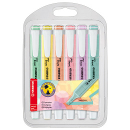 Swing Cool Pastell 6er-Pack in der Gruppe Stifte / Etikettierung und Büro / Textmarker bei Pen Store (112495)
