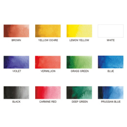 Watercolor System x 12 in der Gruppe Künstlerbedarf / Künstlerfarben / Aquarell bei Pen Store (112512)
