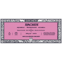 Aquarellblock HP 300g 10x25cm in der Gruppe Papier & Blöcke / Künstlerblöcke / Aquarellpapier bei Pen Store (112537)