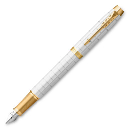 IM Premium Pearl/Gold Füllfederhalter in der Gruppe Stifte / Fine Writing / Füllfederhalter bei Pen Store (112687_r)
