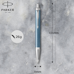 IM Premium Blue/Grey Kugelschreiber in der Gruppe Stifte / Fine Writing / Kugelschreiber bei Pen Store (112694)