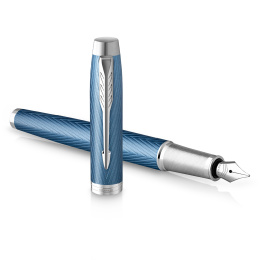 IM Premium Blue/Grey Füllfederhalter in der Gruppe Stifte / Fine Writing / Füllfederhalter bei Pen Store (112696_r)