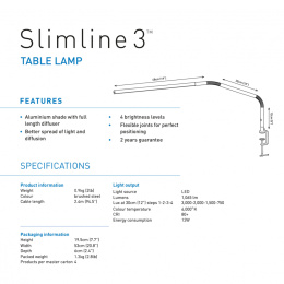 Slimline 3 LED Table Lamp in der Gruppe Basteln & Hobby / Hobbyzubehör / Beleuchtung bei Pen Store (125410)
