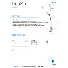 DuoPro Clamp in der Gruppe Basteln & Hobby / Hobbyzubehör / Beleuchtung bei Pen Store (125411)