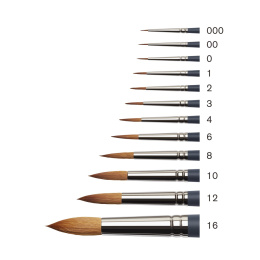 Professional Pinsel Round Größe 8 in der Gruppe Künstlerbedarf / Pinsel / Aquarellpinsel bei Pen Store (125801)