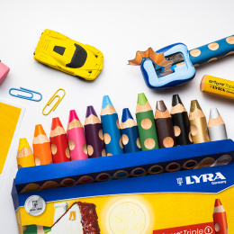 Groove TripleOne Buntstifte 12er-Pack in der Gruppe Kids / Stifte für Kinder / Buntstifte für Kinder bei Pen Store (125954)