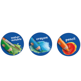 Groove TripleOne Buntstifte 12er-Pack in der Gruppe Kids / Stifte für Kinder / Buntstifte für Kinder bei Pen Store (125954)