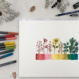 Floral Aquarell-Set 12 Stück in der Gruppe Stifte / Künstlerstifte / Aquarellstifte bei Pen Store (126611)