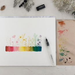 Floral Aquarell-Set 12 Stück in der Gruppe Stifte / Künstlerstifte / Aquarellstifte bei Pen Store (126611)