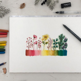 Floral Aquarell-Set 12 Stück in der Gruppe Stifte / Künstlerstifte / Aquarellstifte bei Pen Store (126611)