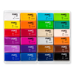 FIMO Soft Modelling Clay 24 x 25 g Basic colours in der Gruppe Basteln & Hobby / Basteln / Modellieren bei Pen Store (126654)