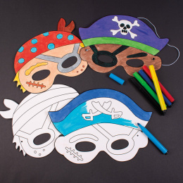 Papiermasken Pirate 12 Stk in der Gruppe Kids / Spaß und Lernen / Kindergeburtstag bei Pen Store (126871)