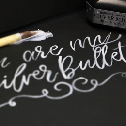 Silver Mica Ink 60 ml in der Gruppe Künstlerbedarf / Künstlerfarben / Tusche und Tinte bei Pen Store (126927)