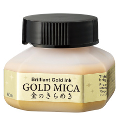 Gold Mica Ink 60 ml in der Gruppe Künstlerbedarf / Künstlerfarben / Tusche und Tinte bei Pen Store (126928)