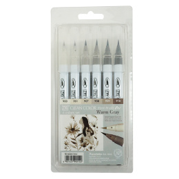 Clean Color Real Brush 6-pack in der Gruppe Stifte / Künstlerstifte / Aquarellstifte bei Pen Store (126933)