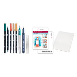 ABT Dual Watercoloring Brush set Seaside in der Gruppe Stifte / Künstlerstifte / Pinselstifte bei Pen Store (126976)
