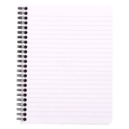 Notebook Spiral Weiß A5 Liniert in der Gruppe Papier & Blöcke / Schreiben und Notizen / Notizblock und Notizhefte bei Pen Store (127143)