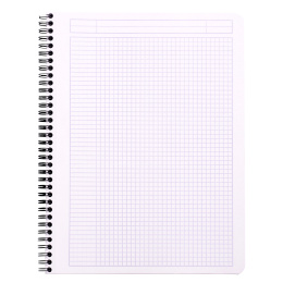 Notebook Spiral Weiß A4 Kariert in der Gruppe Papier & Blöcke / Schreiben und Notizen / Notizblock und Notizhefte bei Pen Store (127147)