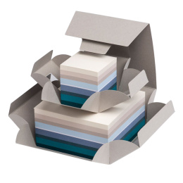 Quadratischer Notizblock Cube Stripes M Beach in der Gruppe Papier & Blöcke / Schreiben und Notizen / Notizblock und Notizhefte bei Pen Store (127231)