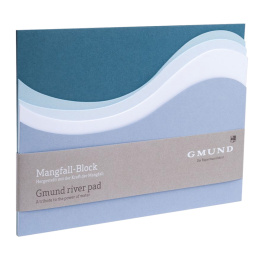 River Pad Notizblock A5 Greyblue in der Gruppe Papier & Blöcke / Schreiben und Notizen / Notizblock und Notizhefte bei Pen Store (127236)