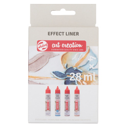 Effect Liner Set 4 x 28 ml Specialties Pearl in der Gruppe Basteln & Hobby / Farben / Hobbyfarben bei Pen Store (127516)