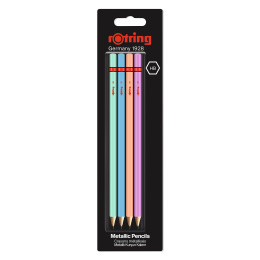 Bleistift Metallic 4er-Pack in der Gruppe Stifte / Schreiben / Bleistifte bei Pen Store (127772)