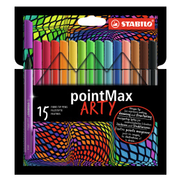 Pointmax Arty Filzschreiber 15er-Pack in der Gruppe Stifte / Künstlerstifte / Filzstifte bei Pen Store (127795)