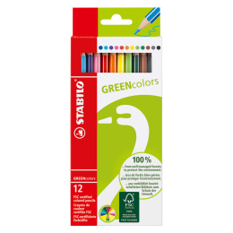 GreenColors Buntstifte 12er-Pack in der Gruppe Stifte / Künstlerstifte / Buntstifte bei Pen Store (127802)