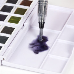 Graphitint Paint Pan Set 12 1/2-Näpfe in der Gruppe Künstlerbedarf / Künstlerfarben / Aquarell / Aquarellfarbe im Napf bei Pen Store (128194)