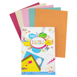 Farbiges Papier A4 70 Blatt in der Gruppe Kids / Spaß und Lernen / Zeichenblöcke und Papier für Kinder bei Pen Store (128494)