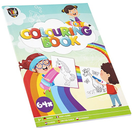 Malbuch für Kinder A4 in der Gruppe Kids / Spaß und Lernen / Mal- und Bastelbücher / Malbücher  bei Pen Store (128515)